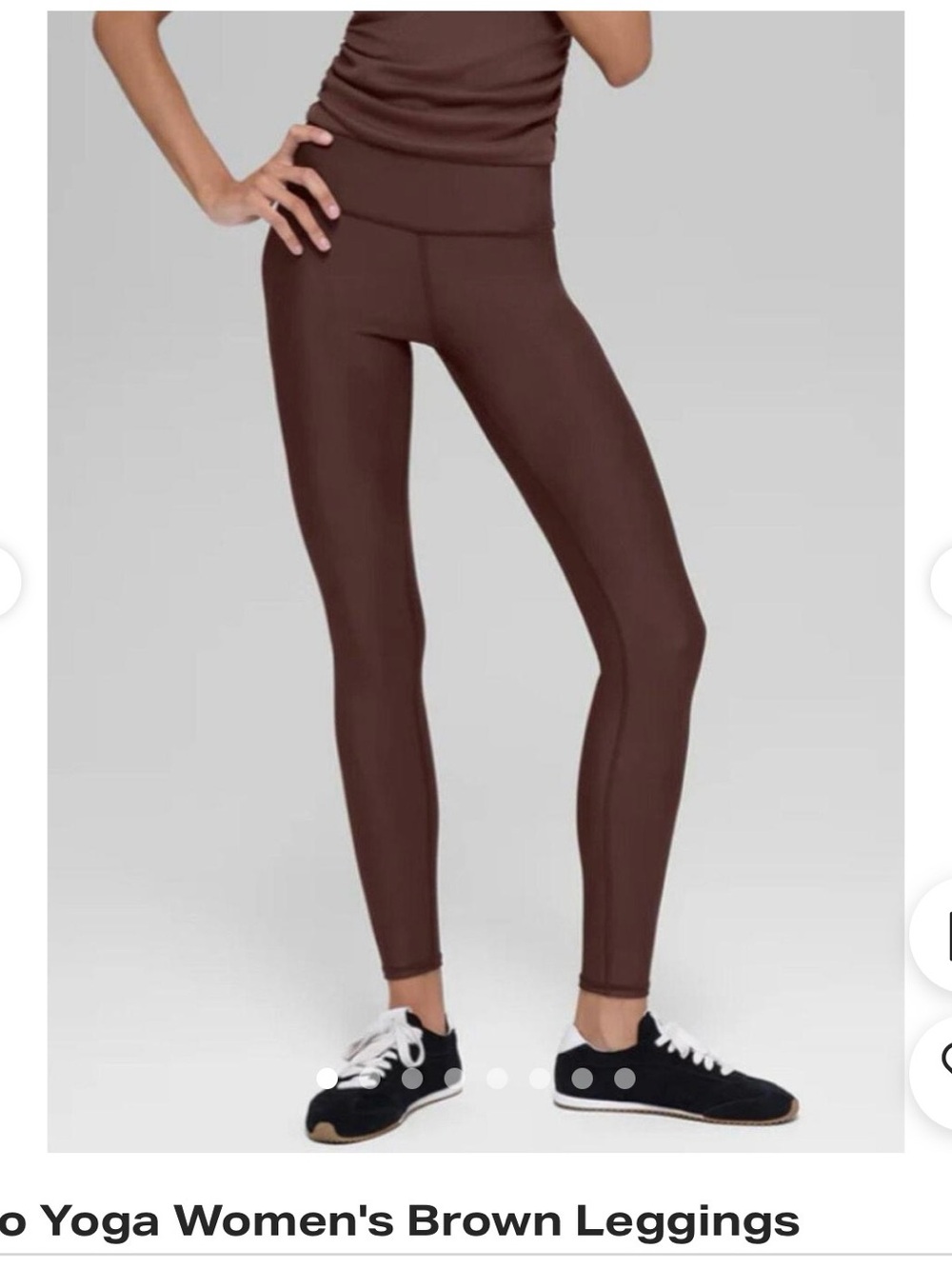 ALO Yoga Women's Brown Airlift High-Rise Leggings